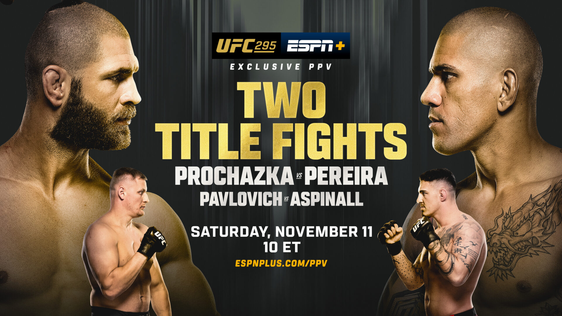 UFC 295 live results: Jiri Prochazka vs. Alex Pereira