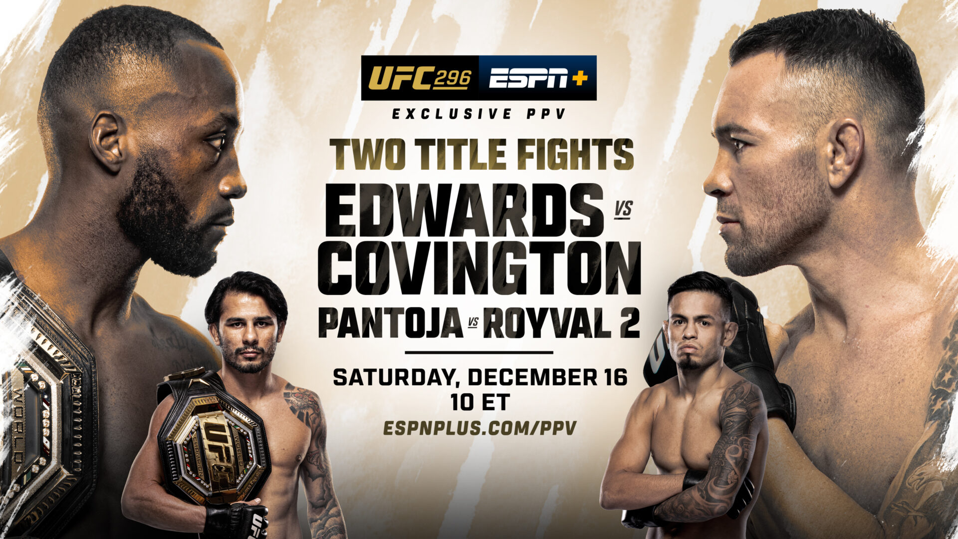 UFC 296 live results: Leon Edwards vs. Colby Covington
