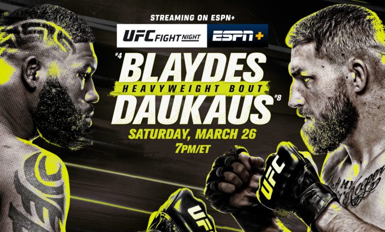 UFC on ESPN 33 live results: Curtis Blaydes vs. Chris Daukaus