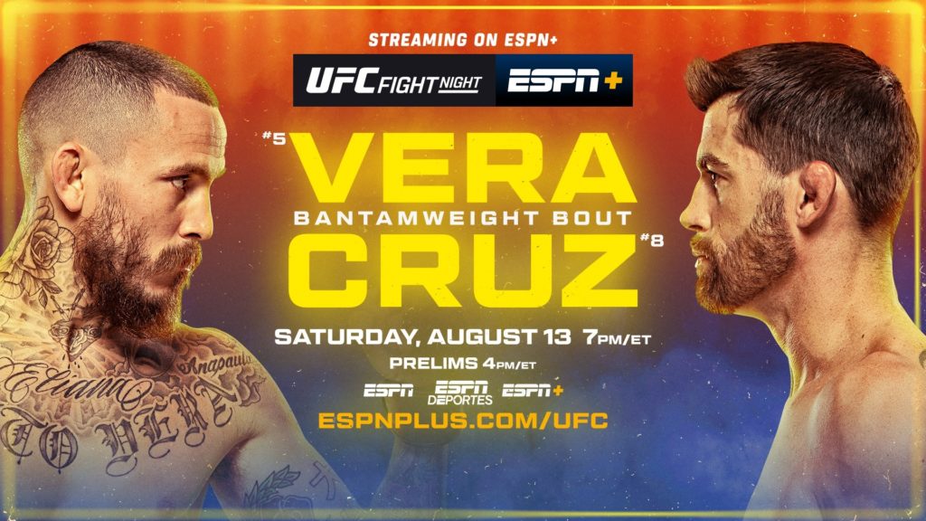 UFC on ESPN 41 live results: Marlon Vera vs. Dominick Cruz