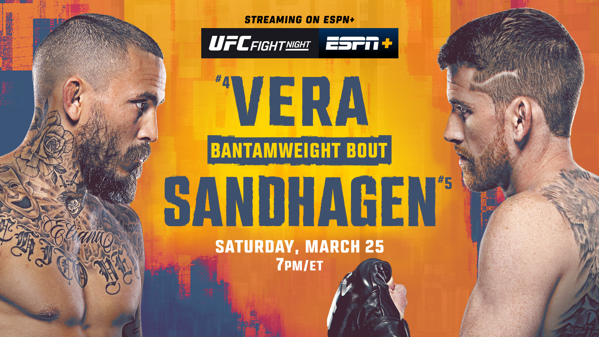 UFC on ESPN 43 live results: Marlon Vera vs. Cory Sandhagen