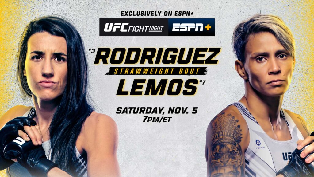 UFC on ESPN+ 72 live results: Marina Rodriguez vs. Amanda Lemos