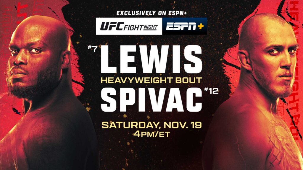 UFC on ESPN+ 73 live results: Derrick Lewis vs. Serghei Spivac
