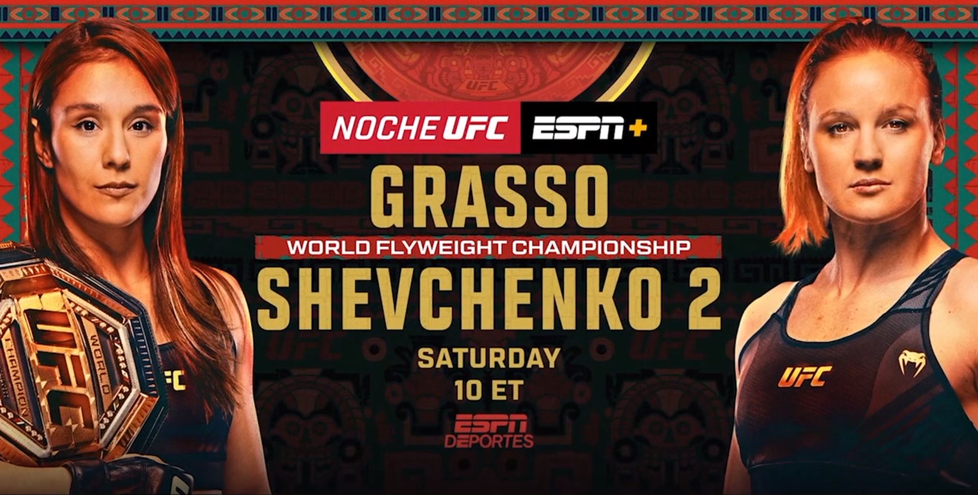 Noche UFC live results: Alexa Grasso vs. Valentina Shevchenko 2