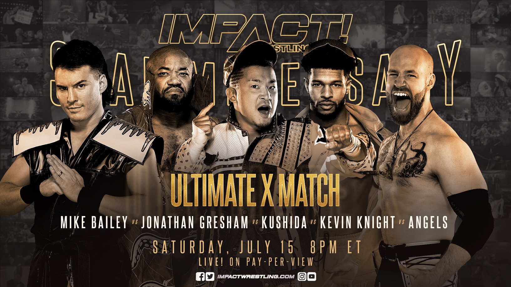 Chris Sabin vs. Lio Rush, Ultimate X match set for Impact Slammiversary