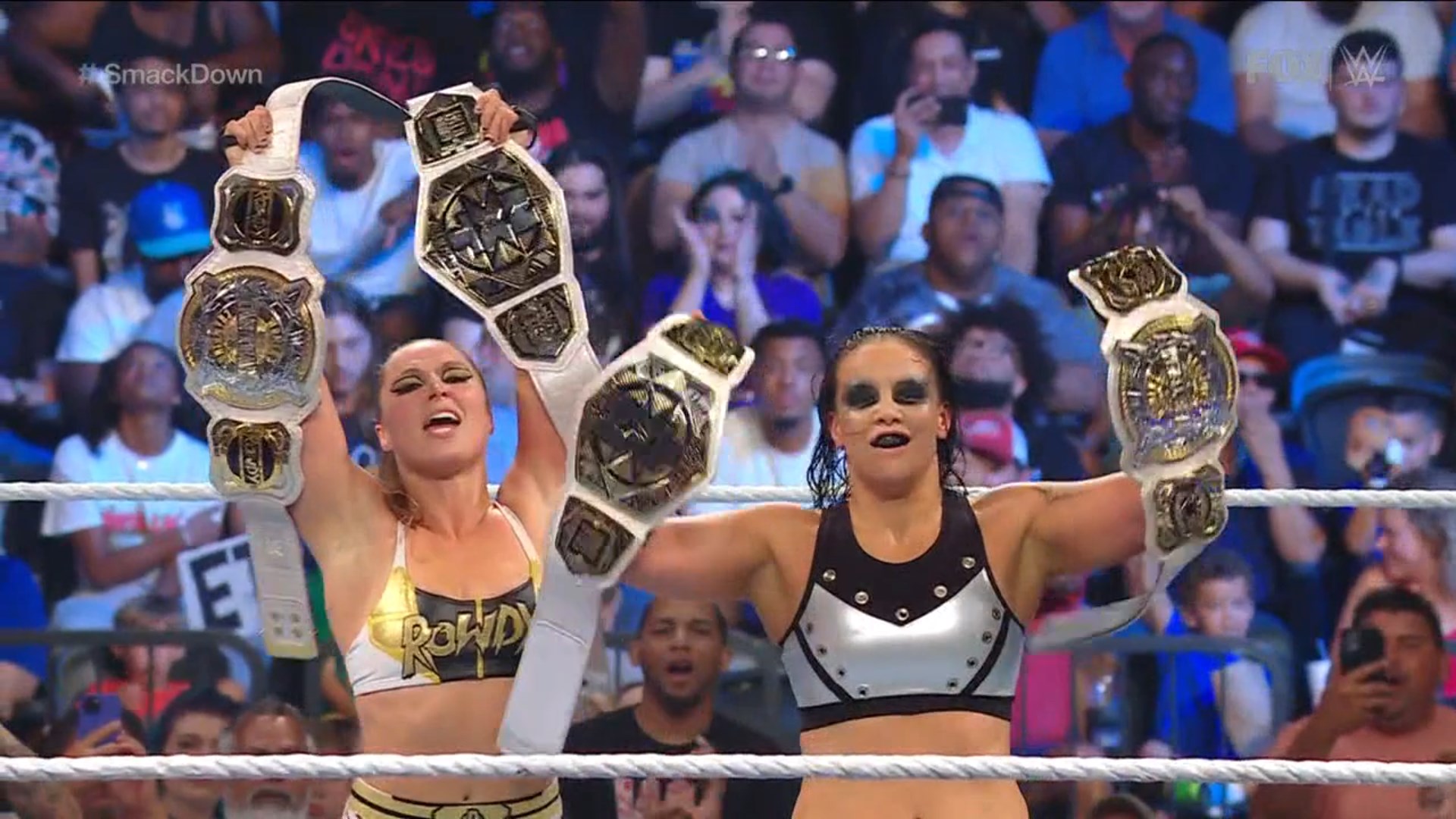 Ronda Rousey & Shayna Baszler unify WWE & NXT Women’s Tag Team titles