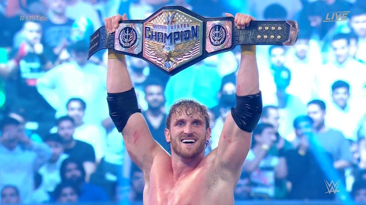 Logan Paul wins United States title at WWE Crown Jewel