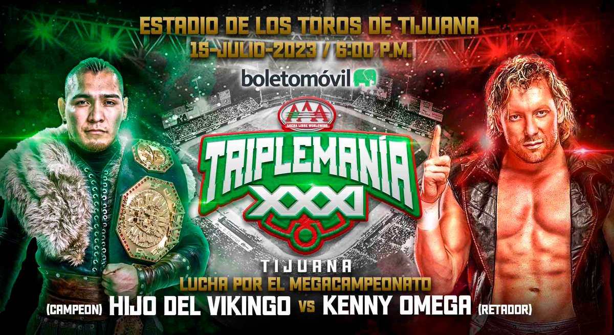 AAA Triplemania Tijuana live results: Kenny Omega vs. El Hijo del Vikingo