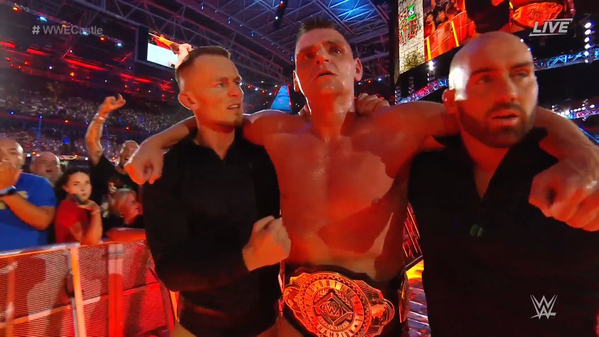 Giovanni Vinci rejoins Imperium at WWE Clash at the Castle