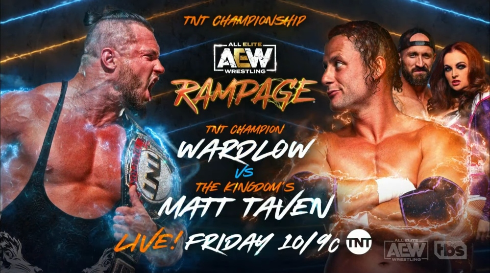 Wardlow vs. Matt Taven TNT title match set for AEW Rampage