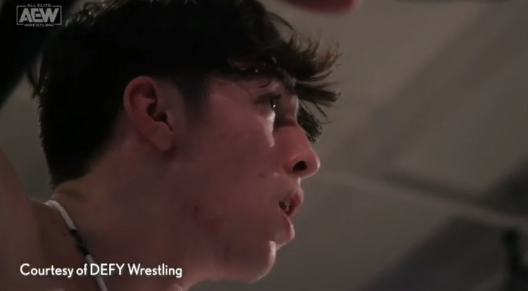 Nick Wayne accepts AEW contract from Darby Allin at Defy event