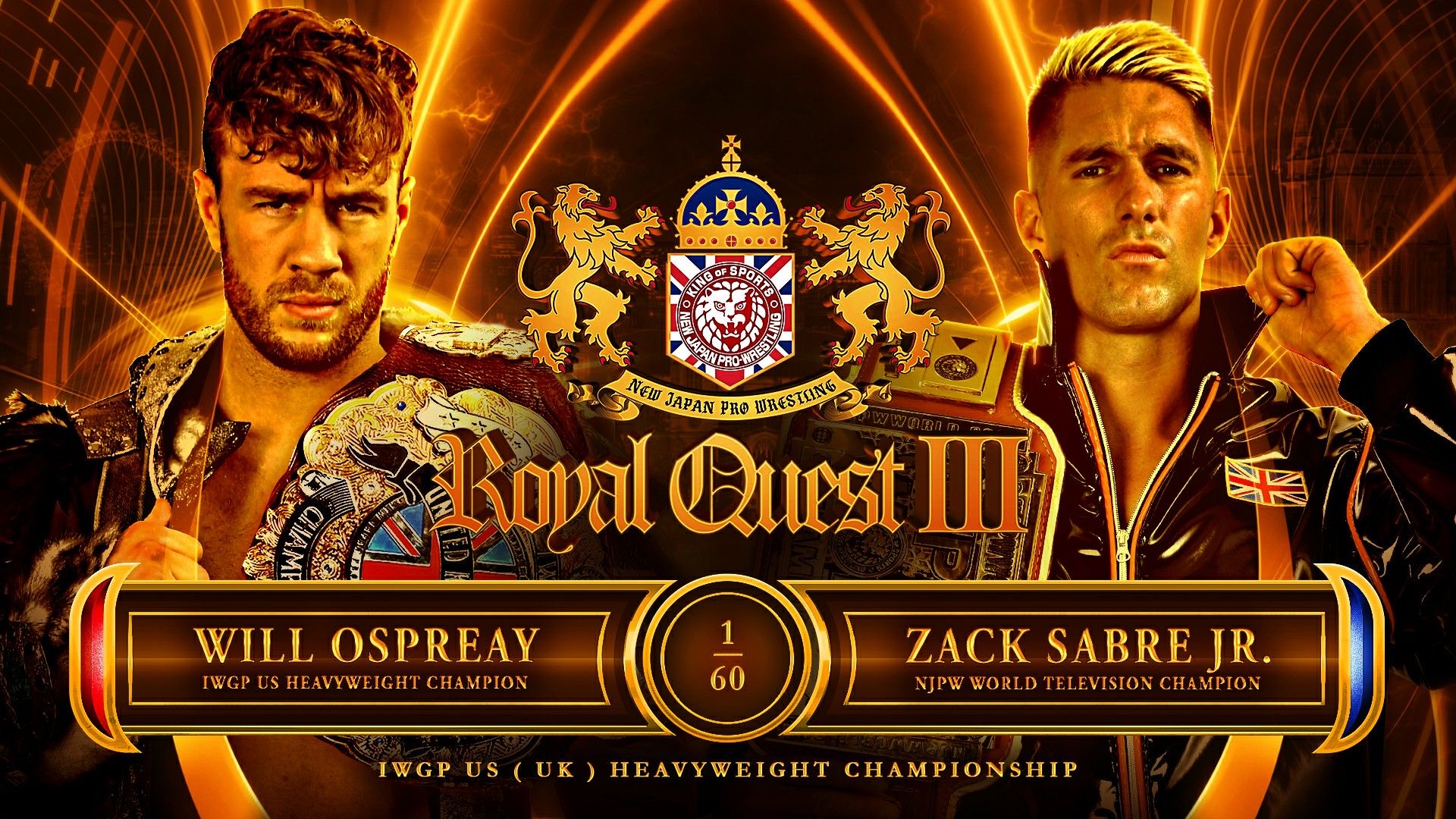 NJPW Royal Quest III live results: Will Ospreay vs. Zack Sabre Jr.