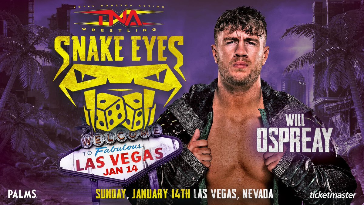 Will Ospreay announced for TNA Wrestling Snake Eyes TV taping