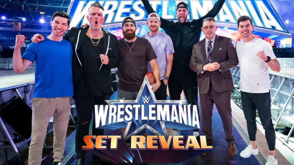 VIDEO: WWE WrestleMania 38 set reveal with Dude Perfect
