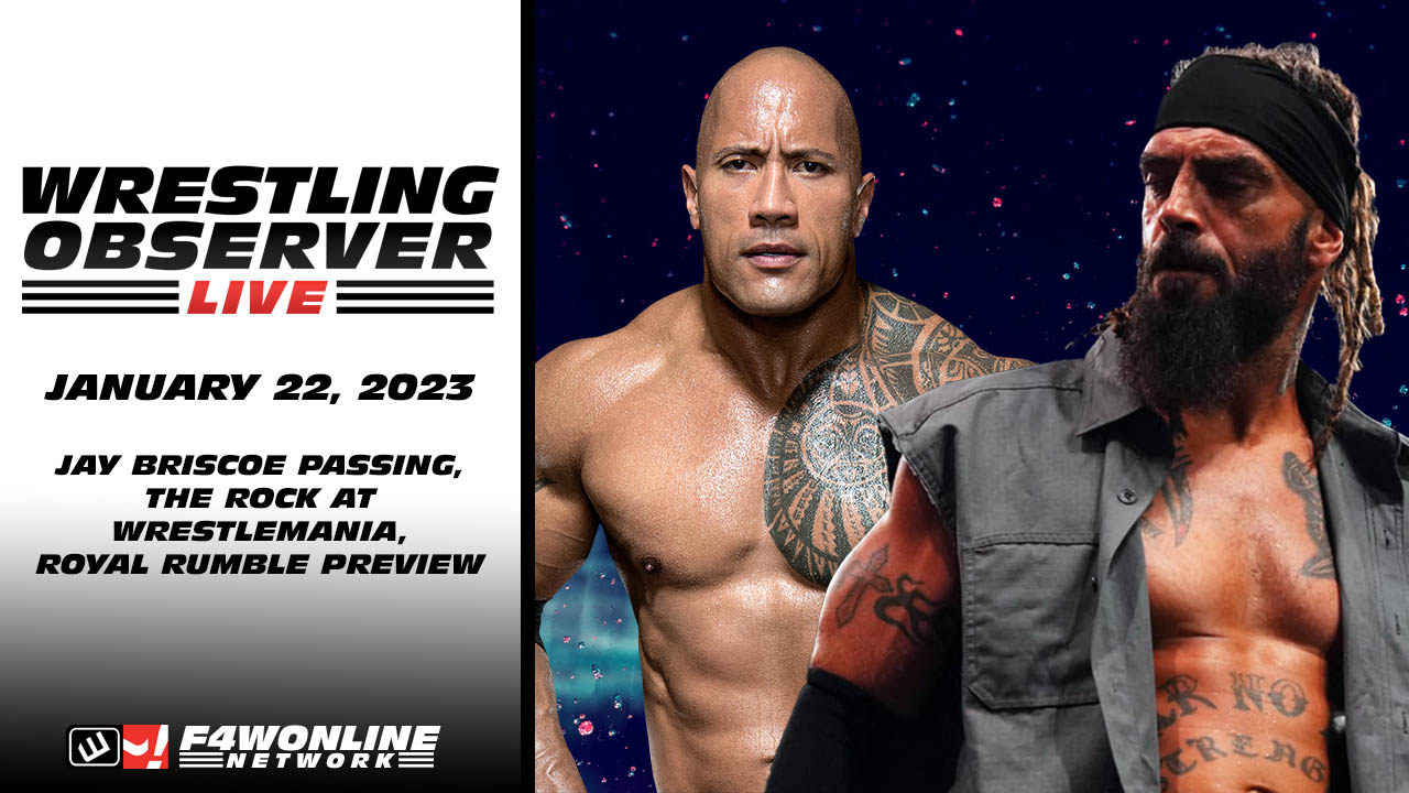 Wrestling Observer Live: Jay Briscoe, The Rock & WrestleMania, WWE Royal Rumble preview
