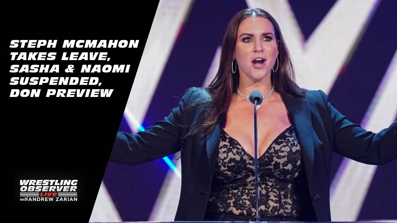 Wrestling Observer Live: Sasha & Naomi suspended, AEW Double or Nothing preview