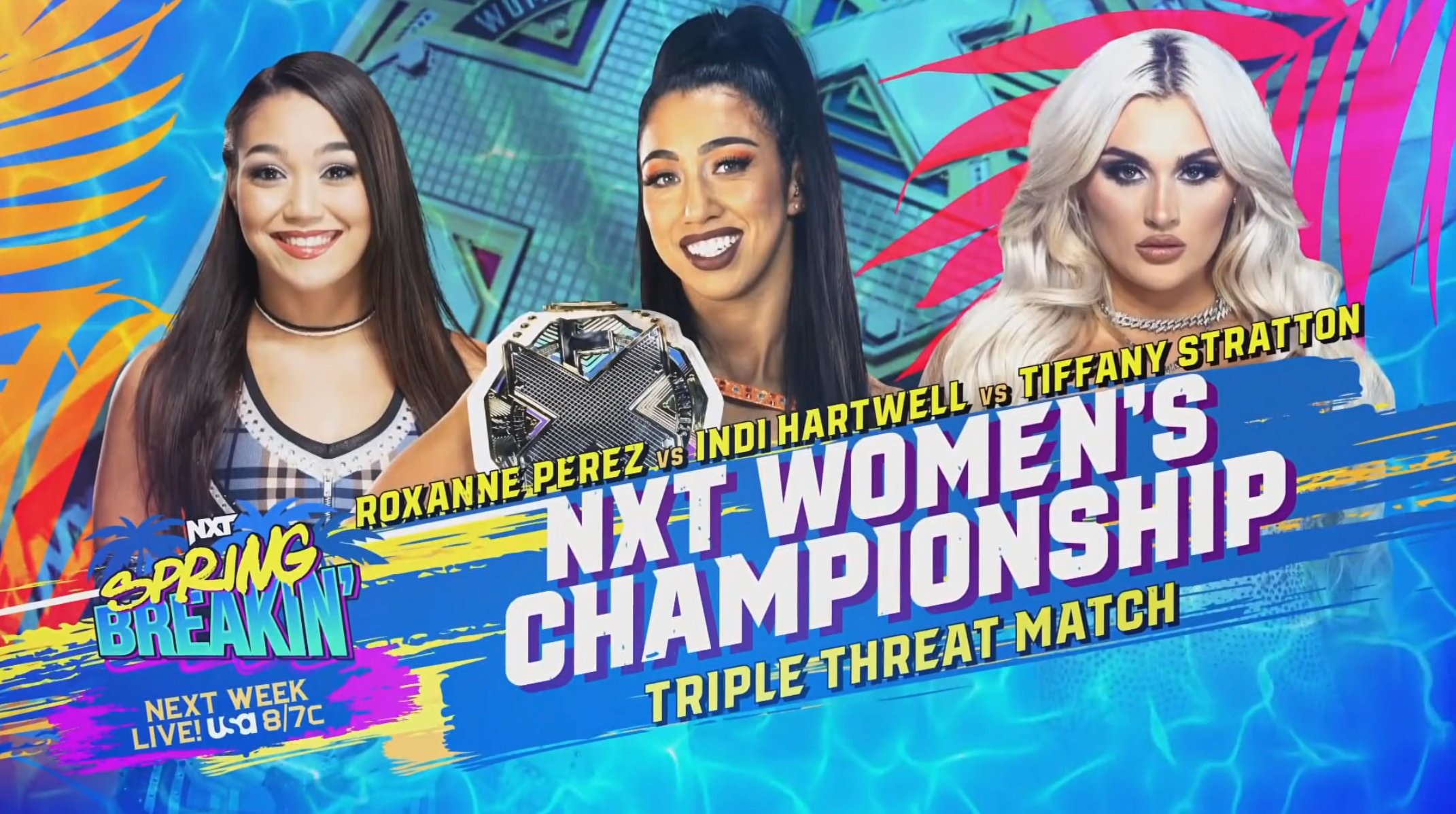 Women’s Championship match set for WWE NXT Spring Breakin’