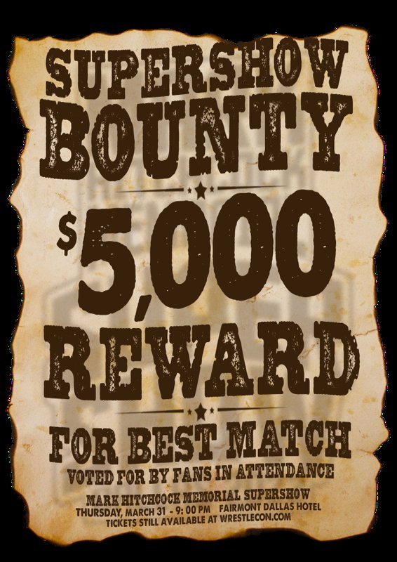 WrestleCon SuperShow offering ‘$5,000 reward’ for best match