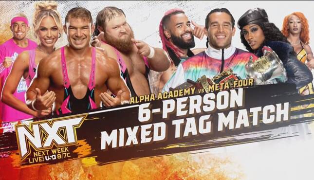 Alpha Academy vs. Meta-Four six-person tag set for next week’s WWE NXT