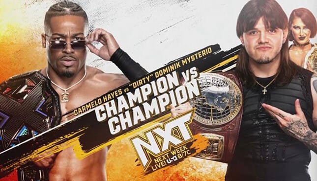 Carmelo Hayes vs. Dominik Mysterio set for next week’s WWE NXT