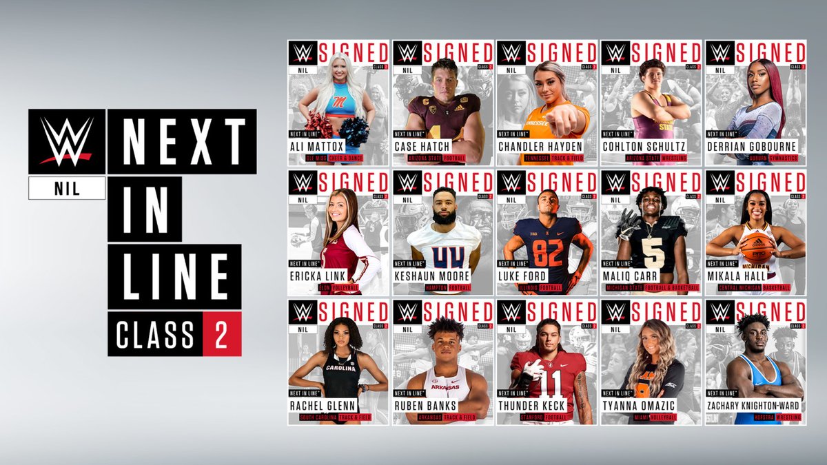 WWE unveils second class of ‘Next in Line’ signees
