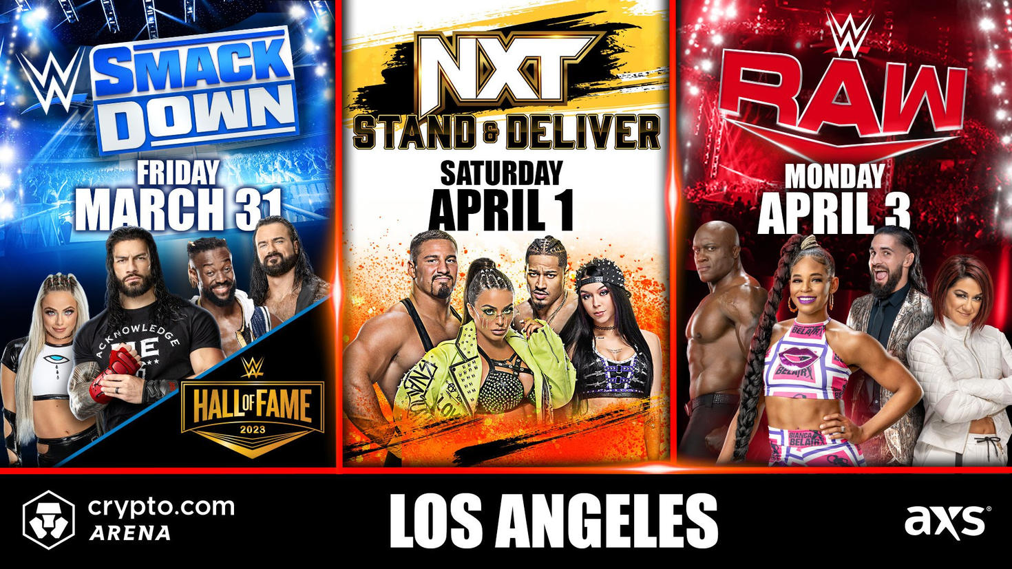 WWE announces lineup of WrestleMania 39 week events