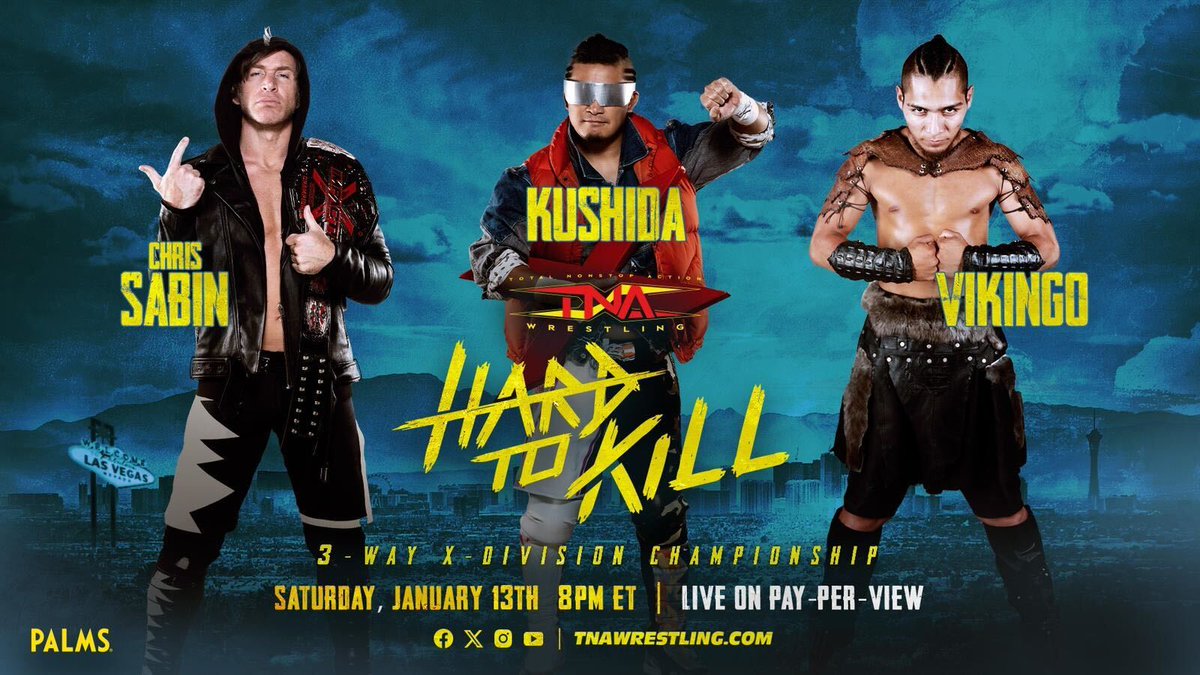 Triple threat X-Division title match booked for TNA Hard to Kill 2024