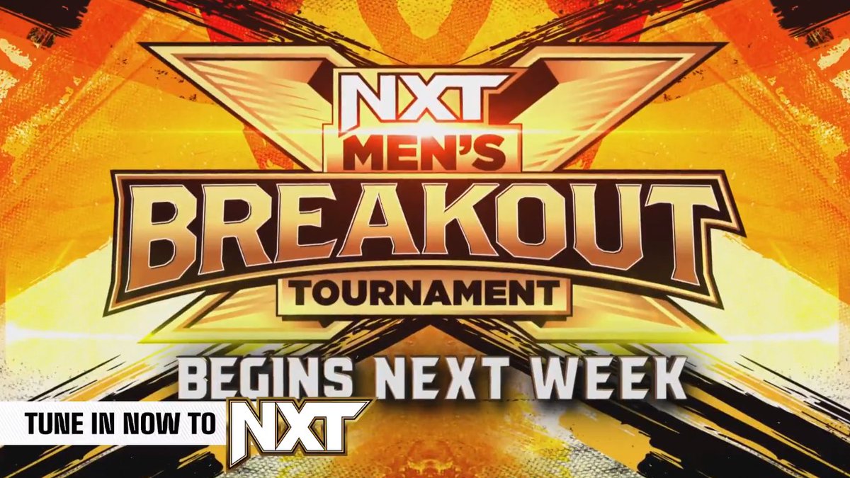 WWE NXT Men’s Breakout Tournament to begin next week