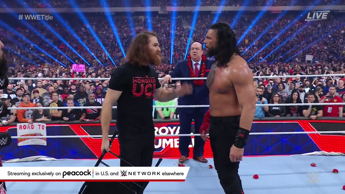 Roman Reigns vs. Sami Zayn set for WWE Elimination Chamber