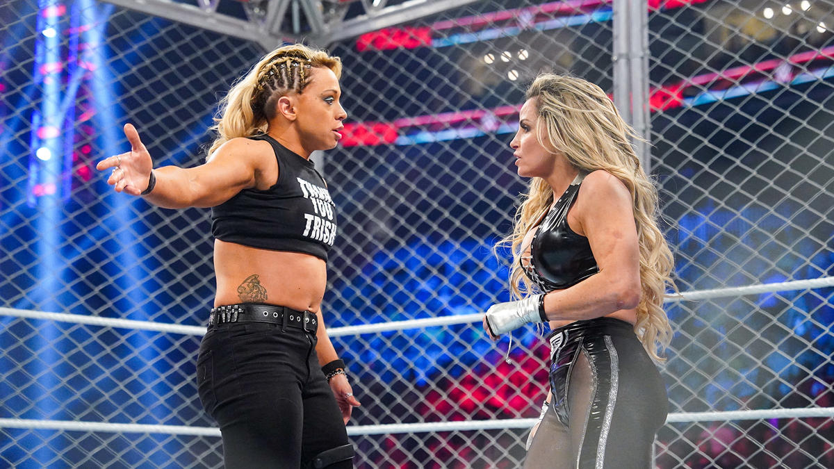 Zoey Stark lays out Trish Stratus at WWE Payback