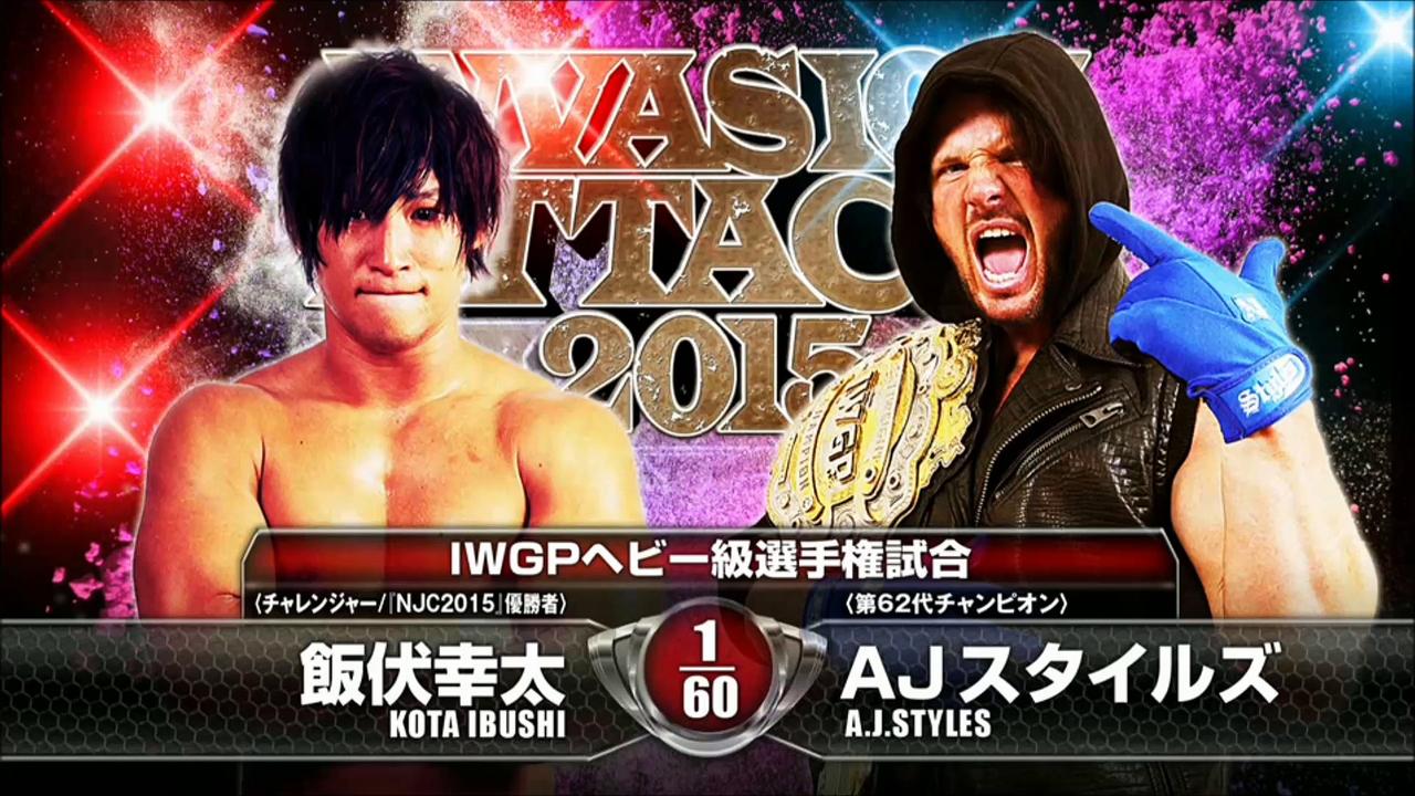 New Japan on AXS results: AJ Styles vs. Ibushi from Invasion Attack 2015