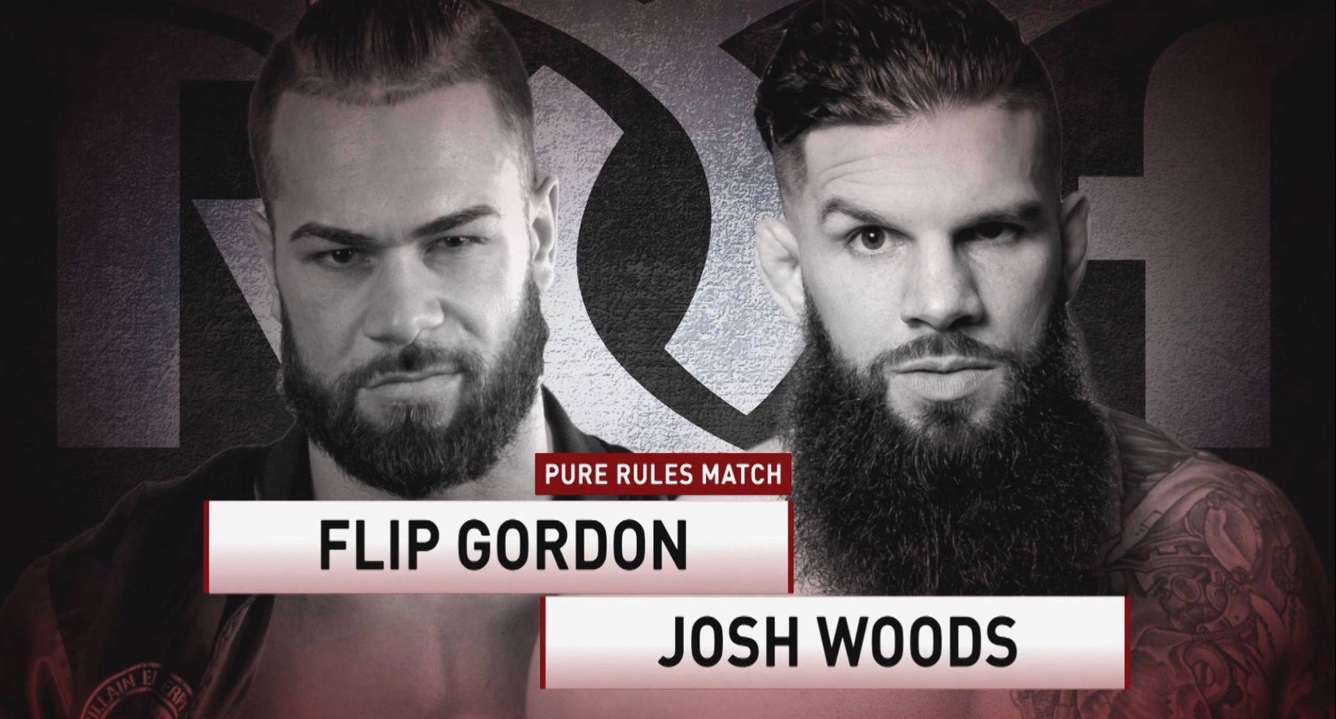 ROH TV results: Josh Woods vs. Flip Gordon