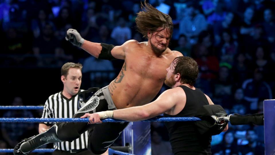 WWE SmackDown video highlights: Dean Ambrose vs. AJ Styles