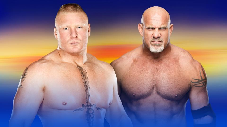Goldberg vs. Brock Lesnar officially booked for WWE WrestleMania 33