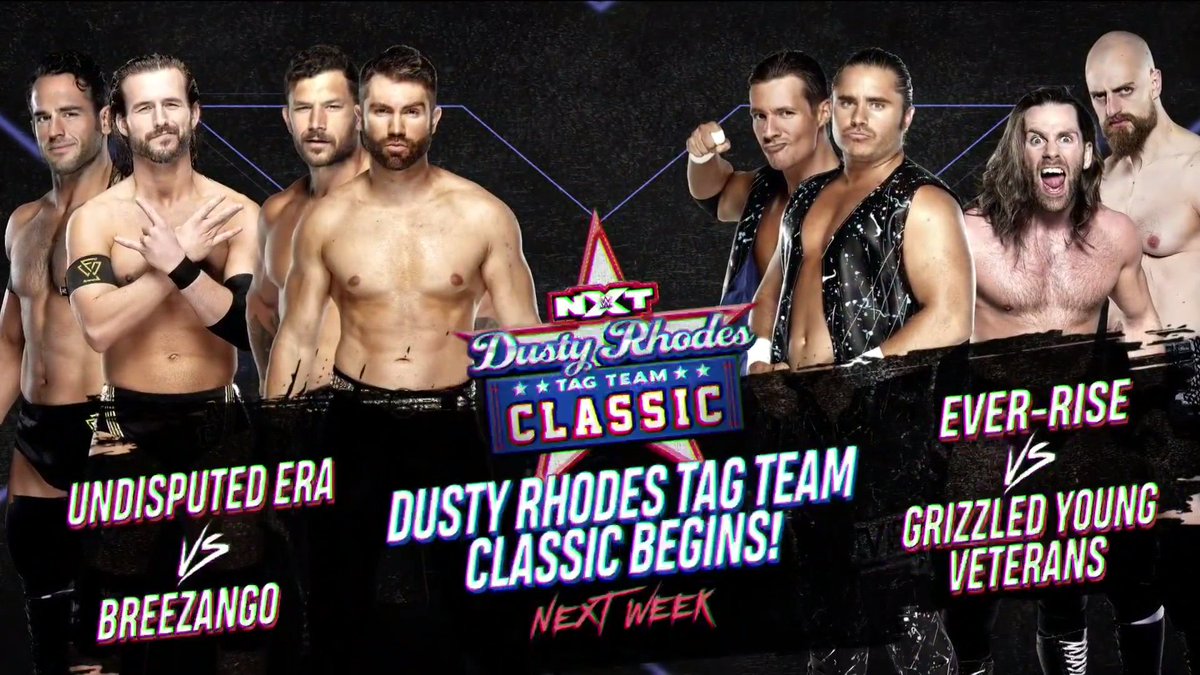 Two Dusty Classic matches set for next week’s WWE NXT