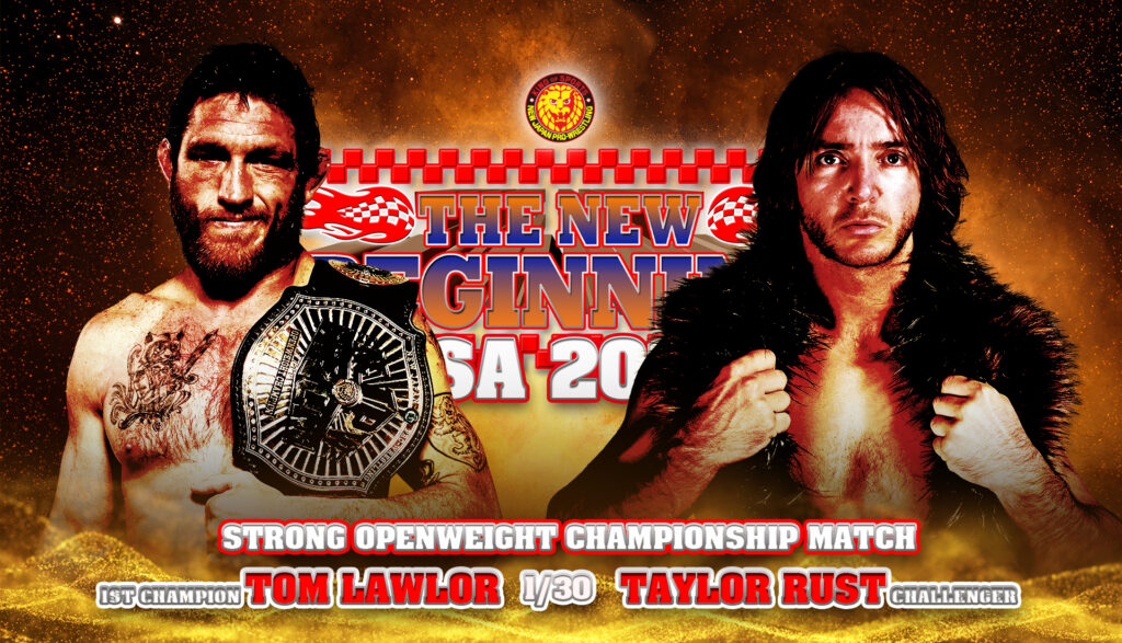 NJPW Strong results: Tom Lawlor vs. Taylor Rust