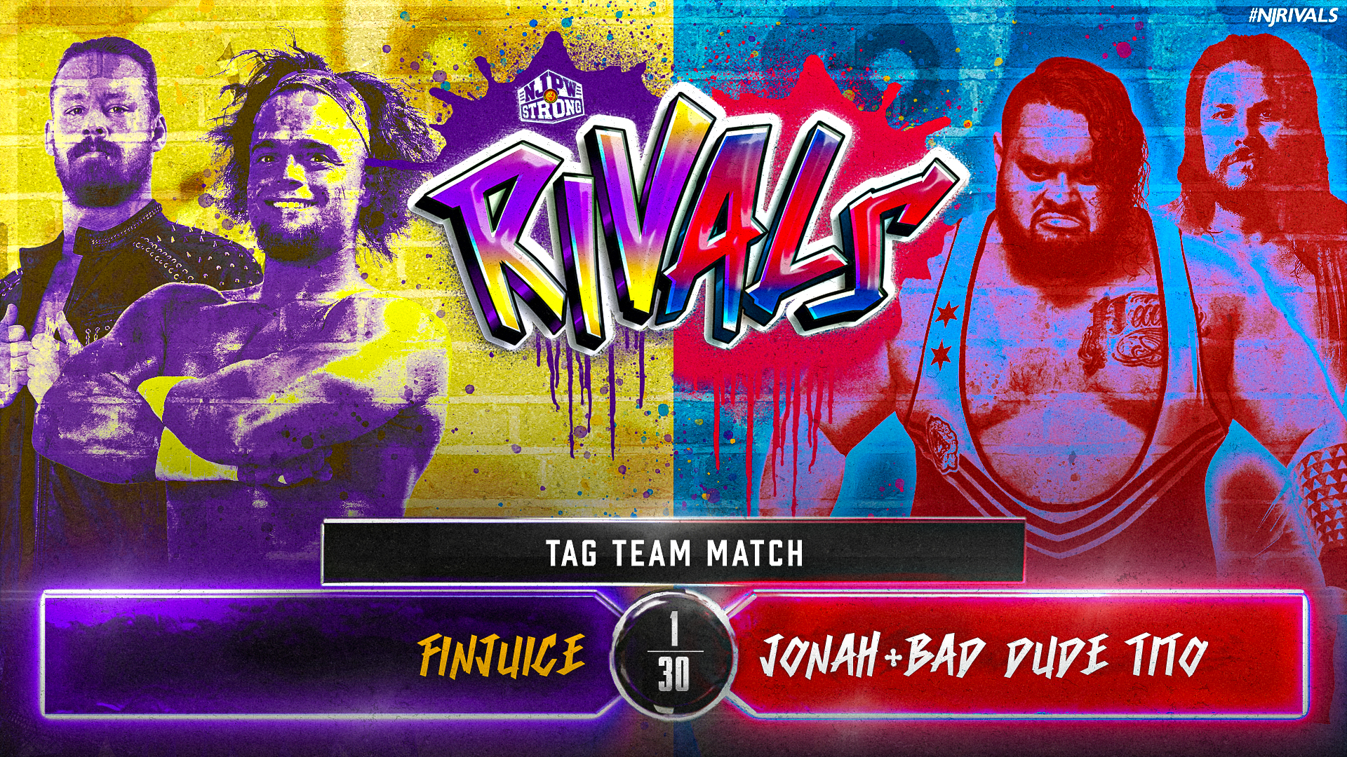 NJPW Strong results: FinJuice vs. JONAH & Bad Dude Tito