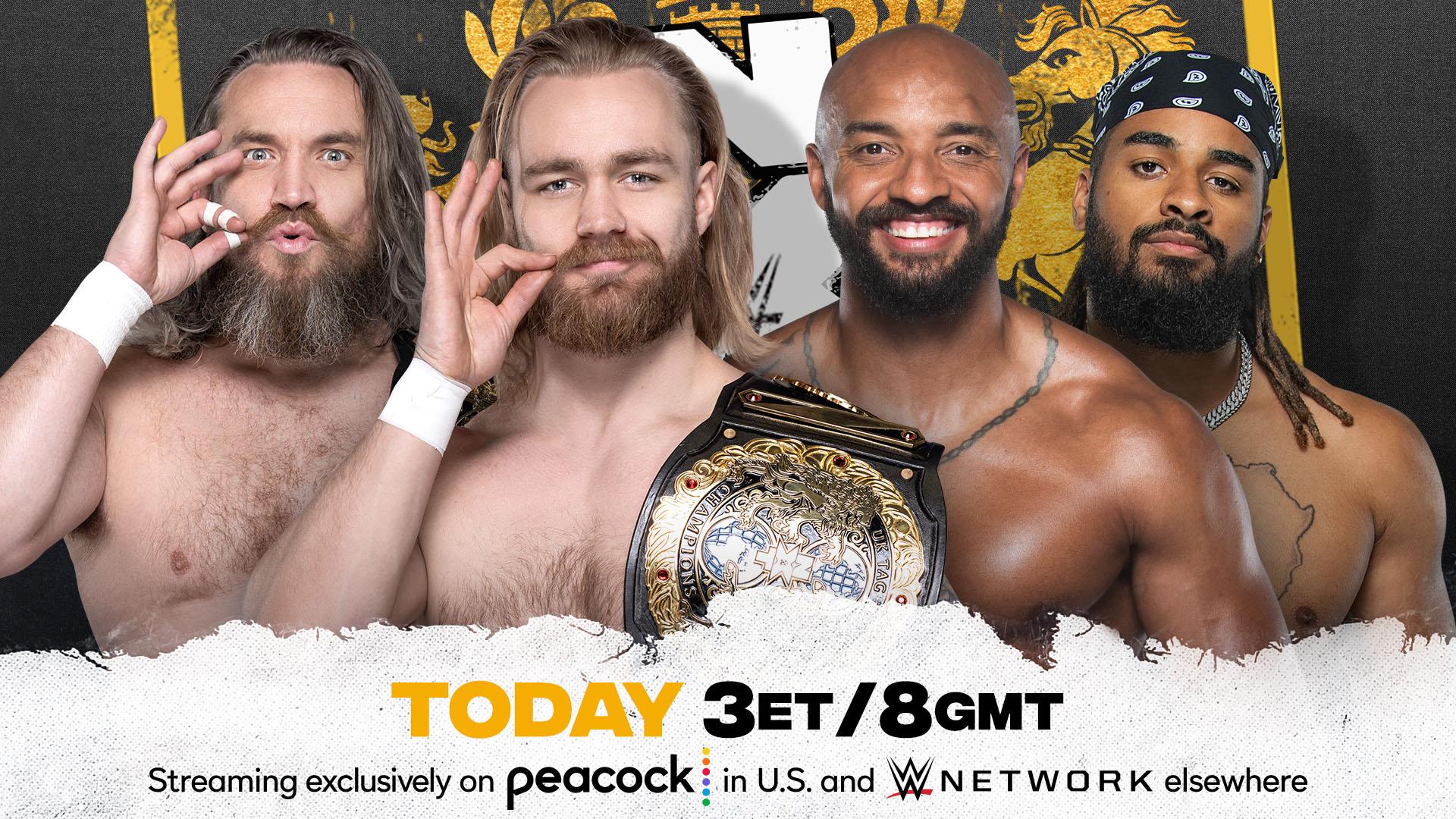 NXT UK results: Moustache Mountain vs. Smith & Carter Tag Team title match