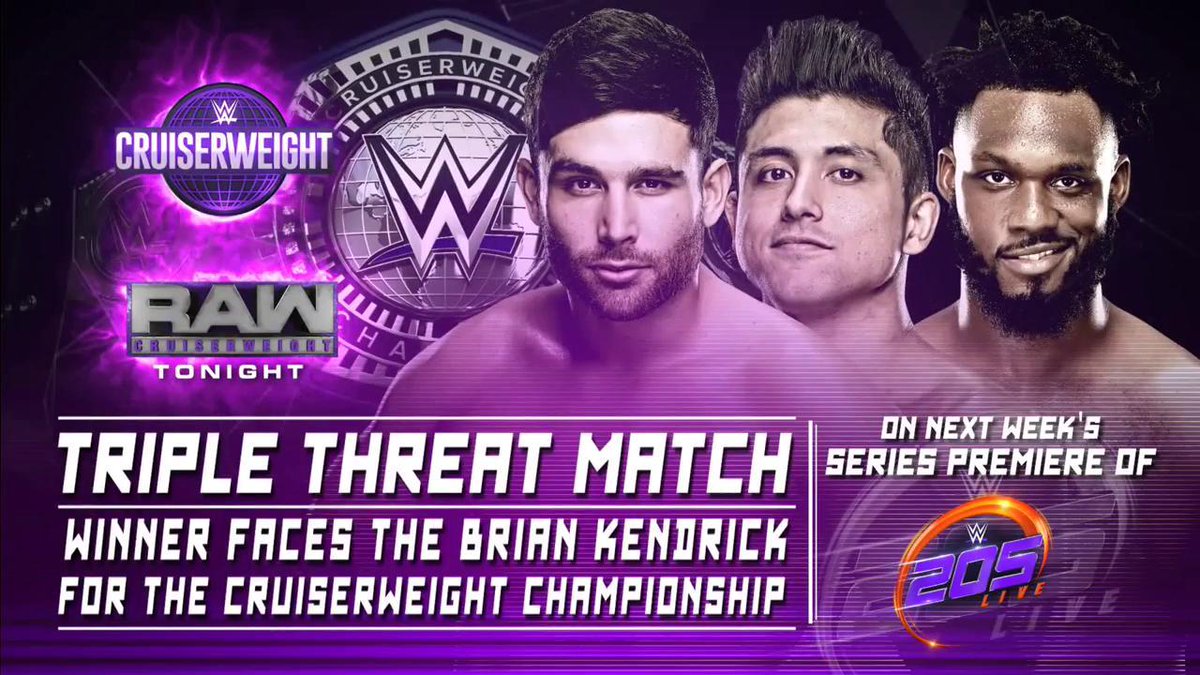 Brian Kendrick vs. Rich Swann set for next week’s 205 Live premiere