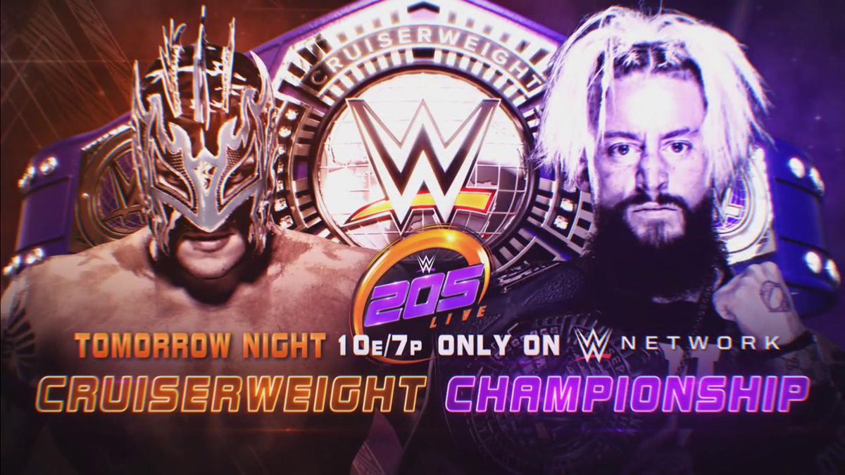 Cruiserweight title rematch announced for WWE 205 Live