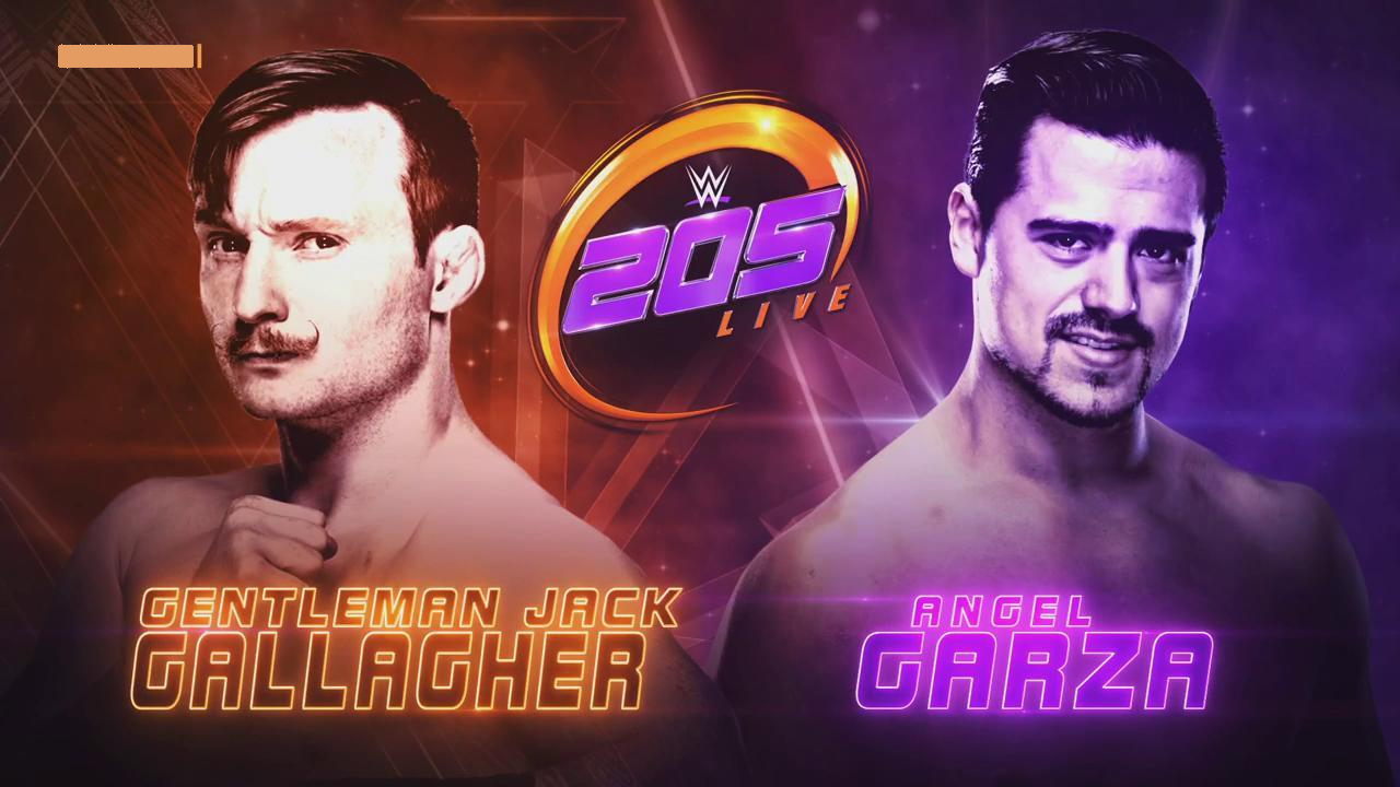 WWE 205 Live results: Angel Garza vs. Jack Gallagher