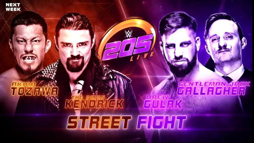 Tag team street fight, Lio Rush set for next week’s WWE 205 Live