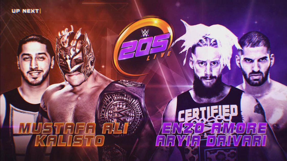 WWE 205 Live results: Kalisto & Ali vs. Amore & Daivari