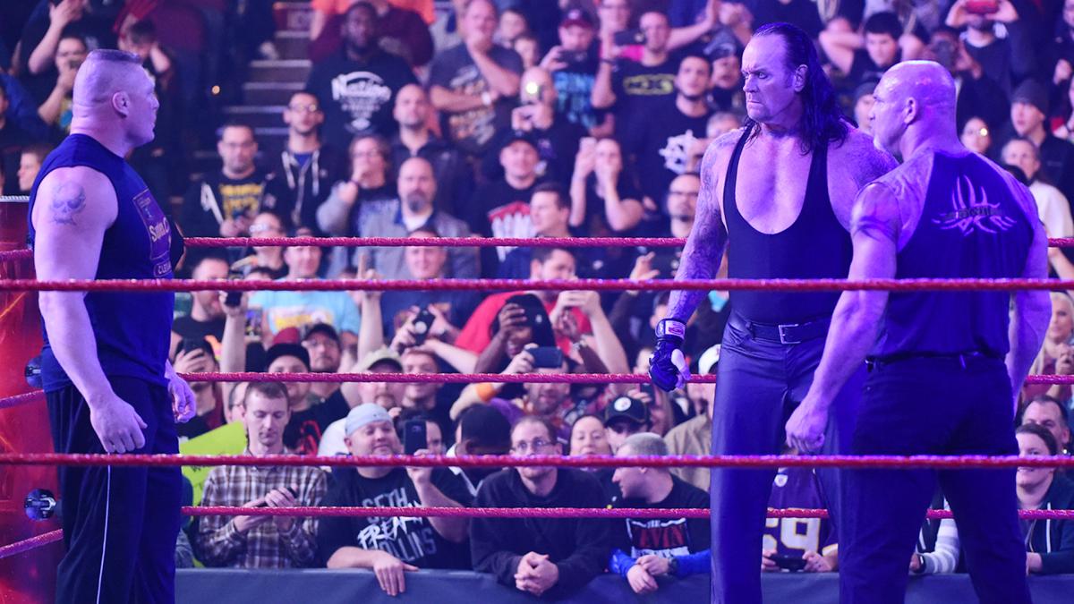 WWE Raw video highlights: Goldberg, Lesnar & Undertaker build to Sunday