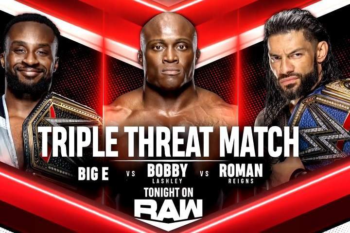 WWE Raw triple threat match decision made that afternoon