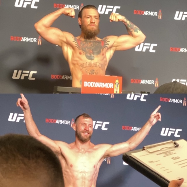 Conor McGregor, Donald Cerrone both make weight for UFC 246