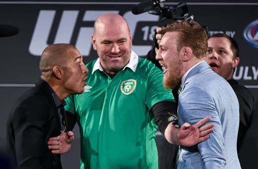 White on McGregor: “It’s not a money issue.  That’s false.”