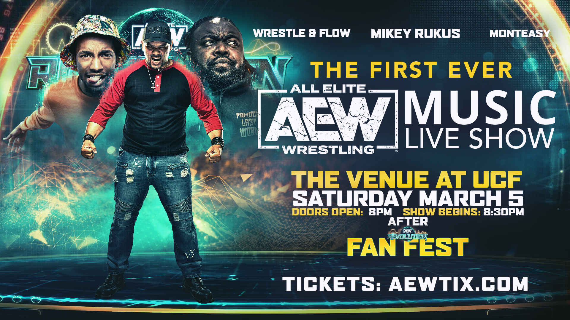 AEW to host concert as part of Revolution weekend in March