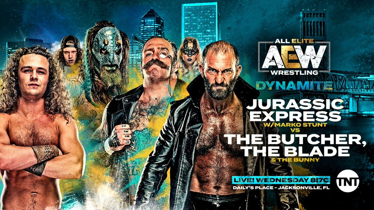 Jurassic Express-Butcher & The Blade added to next AEW Dynamite