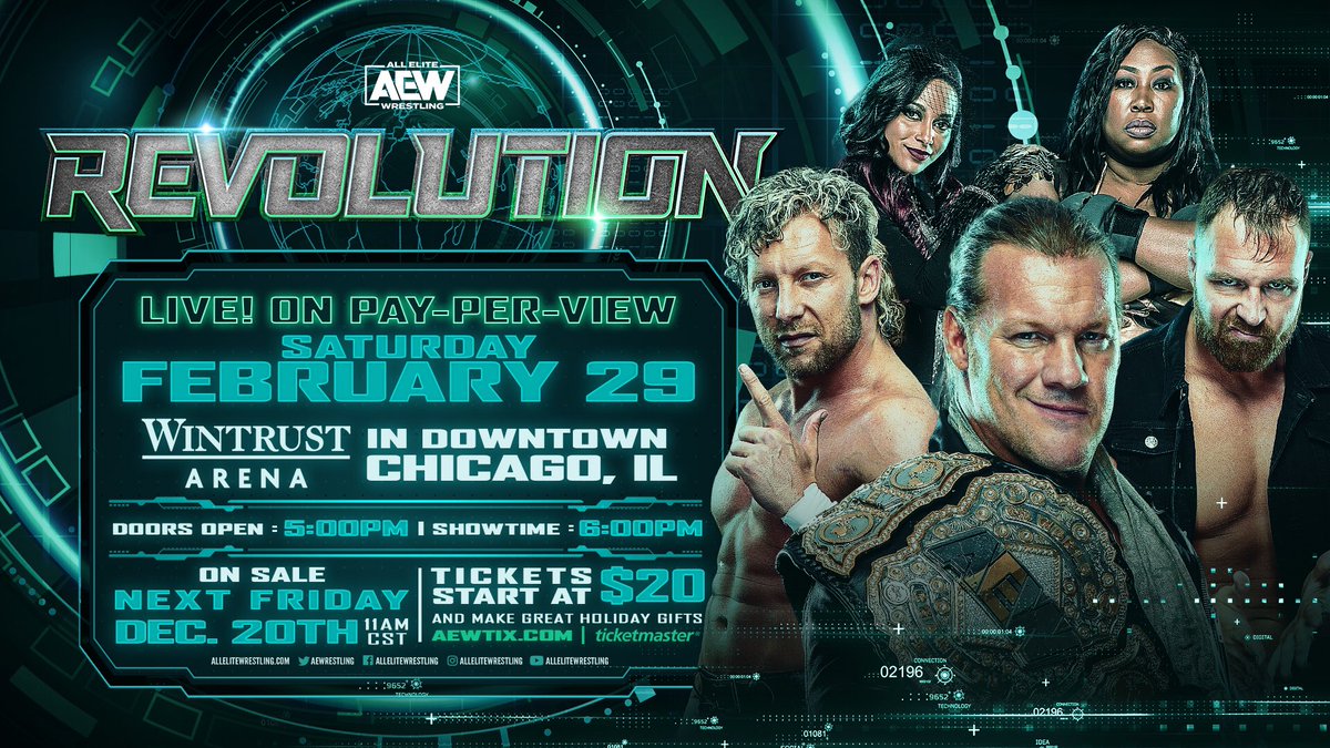 AEW Revolution pay-per-view announced for February 29